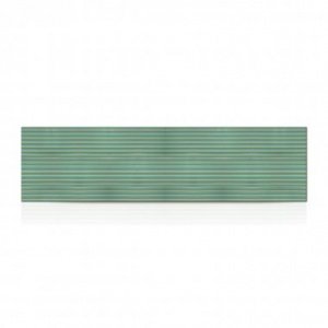 Tischläufer Mauritius türkis-gestreift