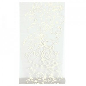 Tischläufer Orient, weiß, 5 m