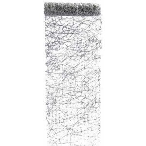 Tischläufer Sisal, silber, 5 m