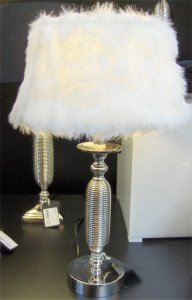 Tischlampe Venus Corn Fell creme shade