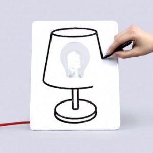Tischleuchte Drawlamp