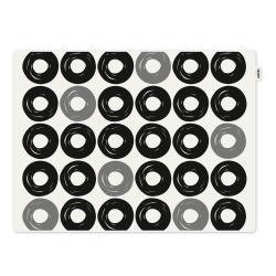 Tischset Jay schwarze Kreise