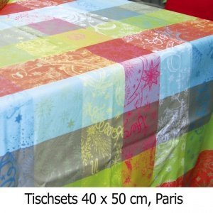 Tischset Mille Coleurs, Paris, 4er-Set, 