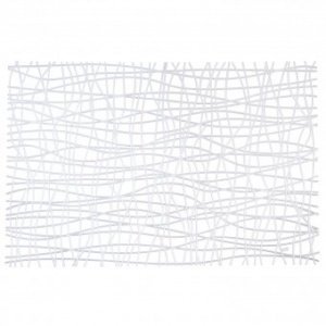 Tischset Silk solid weiß