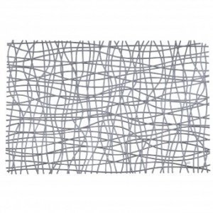 Tischset Silk transparent anthrazit