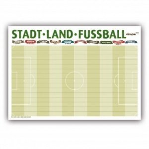 Tischsets Stadt Land Fußball