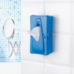 Tissuebox Ping Pong solid karibikblau