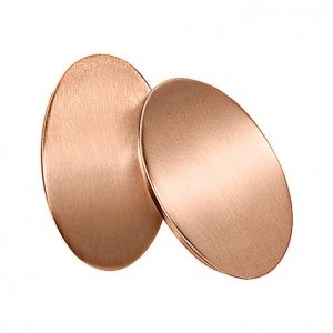 TONI GARD ovale Ohrstecker roségold