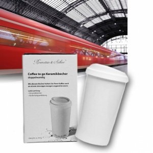 To Go Kaffeebecher aus Keramik