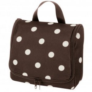 Toiletbag mocha dots