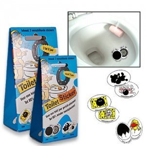 Toilette Stickers - WC Aufkleber