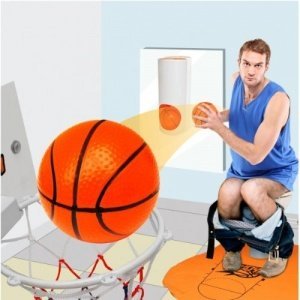 Toiletten Basketball