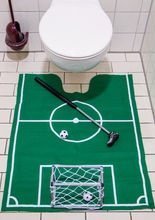 Toiletten Fussball Golf Set grün