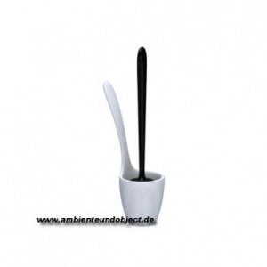 Toilettenbürste Mary Loo weiß/schwarz vo