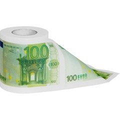 Toilettenpapier 100 Euro