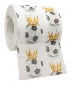 Toilettenpapier Fußball-König