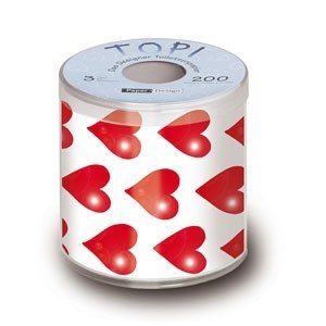 Toilettenpapier Hearts