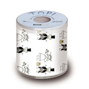 Toilettenpapier Just married