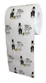 Toilettenpapier Just married