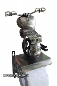 Toilettenpapierhalter Motorrad