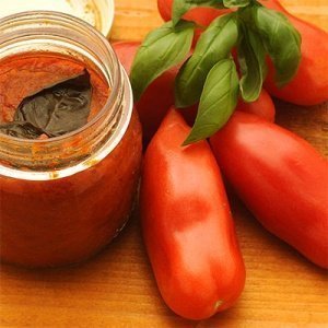 Tomatensauce mit Basilikum vegetarisch S