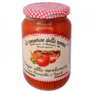 Tomatensauce mit Speck Sugo alla Montana