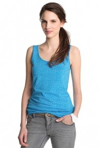 Top aus Baumwolle/Lycra®