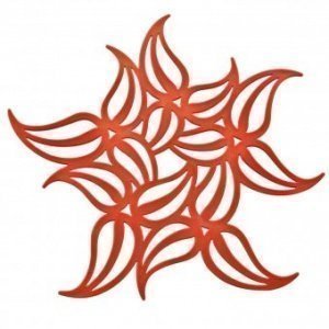 Topfuntersetzer Flame himbeer