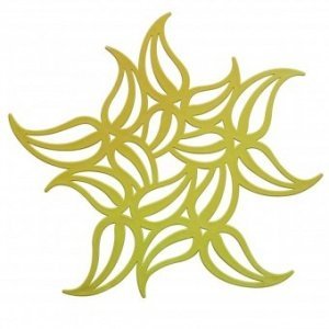 Topfuntersetzer Flame solid senf