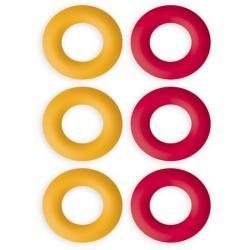 Topfuntersetzer Loop Rot/Ora