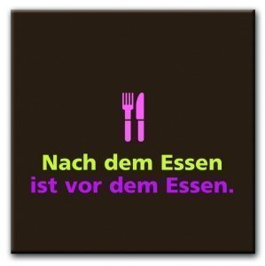 Topfuntersetzer - Nach dem Essen