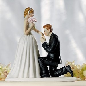 Tortenfigur Handkuss