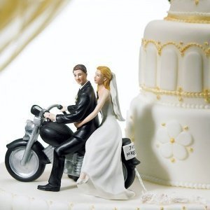 Tortenfigur Motorrad