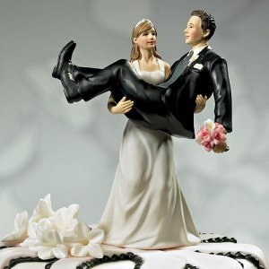 Tortenfigur Powerbraut