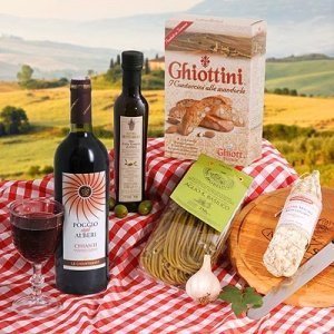 Toscana Geschenkkorb mit Spezialitäten aus der Toskana Italien
