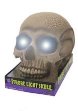 Totenkopf mit Leuchtaugen Halloween Deko
