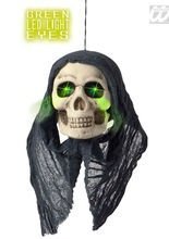 Totenkopf mit Leuchtaugen