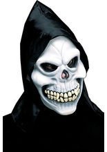 Totenkopfmaske mit Kapuze