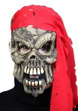 Toter Piraten-Kapitän-Maske mit Piratent