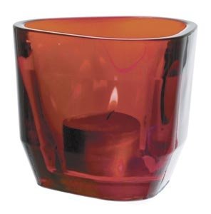 % TRIS Windlicht ROT