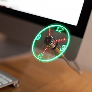 USB-Uhr mit biegsamen Ventilator