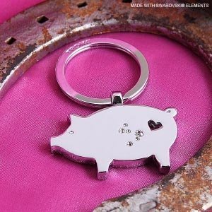 TROIKAŽ Schlüsselanhänger Glücksschwein 