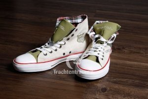 Trachten Chucks Herren WILD green