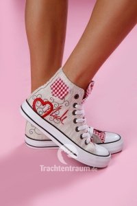 Trachten Chucks Red Heart