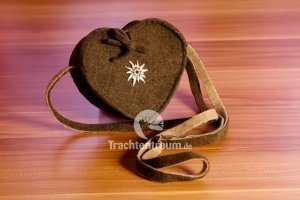 Trachten Handtasche Edelweiß Filz m. Swa