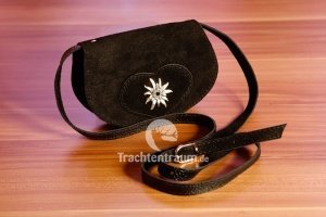 Trachten Handtasche Wildleder Edelweiß m