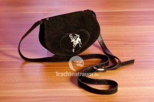Trachten Handtasche Wildleder Hirsch m. 
