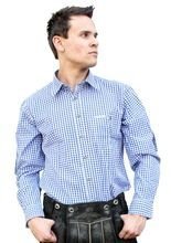 Trachten Hemd Campos langarm kariert bla