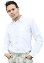 Trachten Hemd Simon langarm weiss