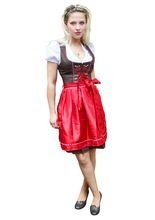 Trachten Kleid Mini Dirndl Kathy Herz ro